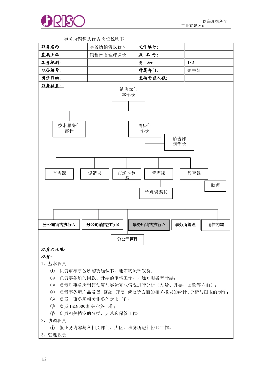 事务所销售执行A空表123.doc_第1页