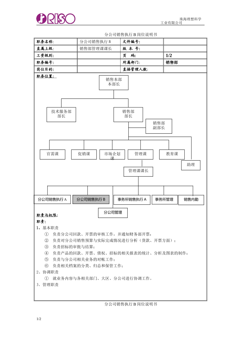 销售执行B空表123456.doc_第1页