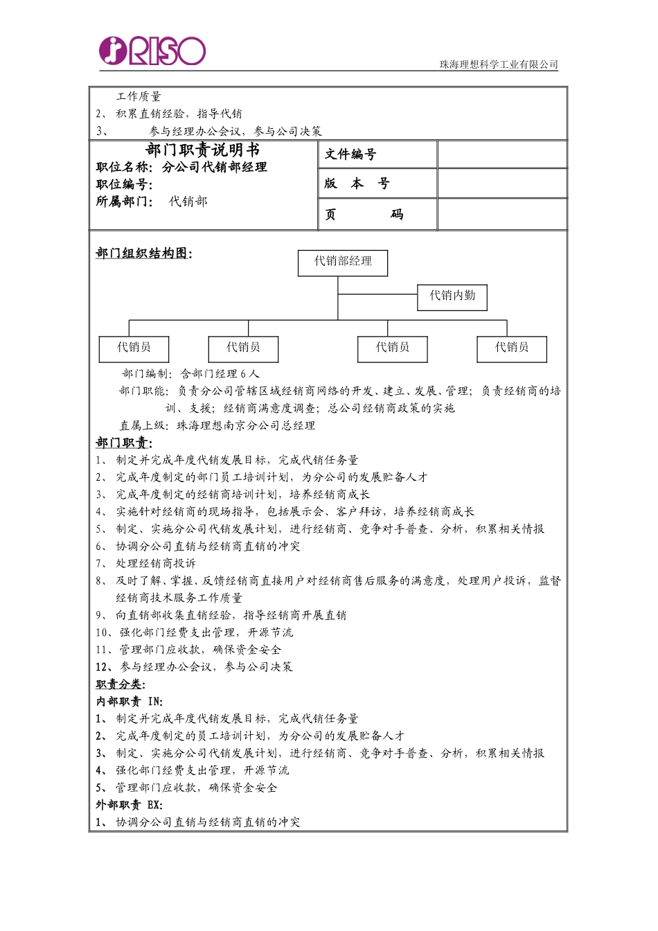 南京分公司职责说明书.doc_第2页
