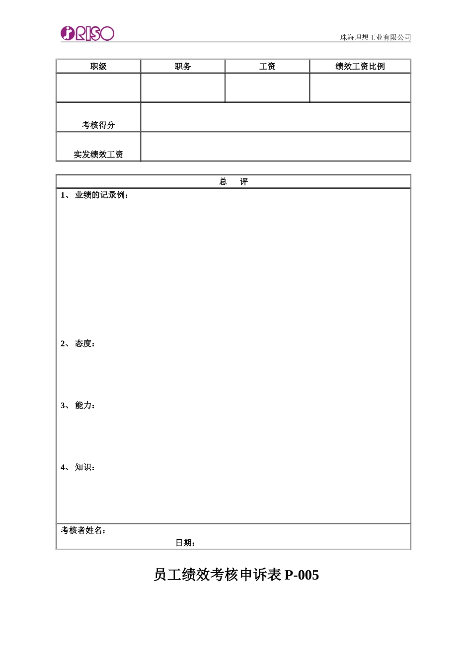 员工绩效考核附表.doc_第3页