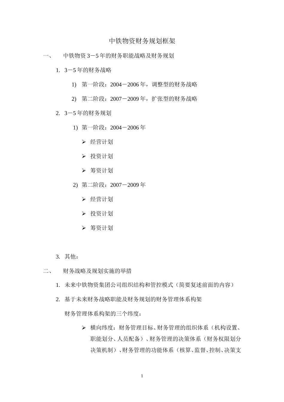nfeng-财务规划方案的初步框架.doc_第1页