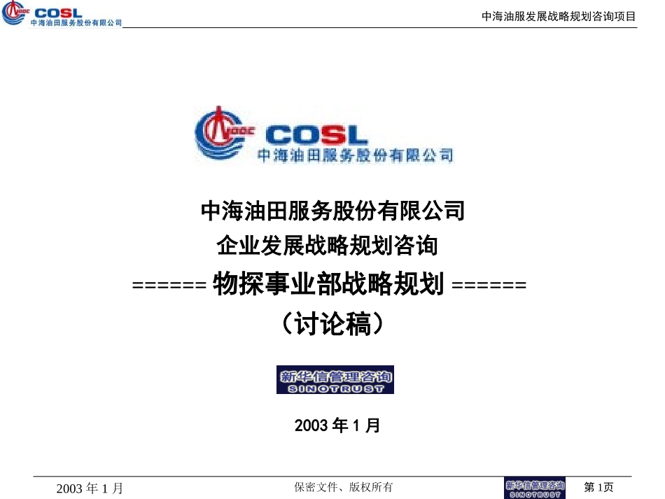 物探事业部战略规划.ppt_第1页