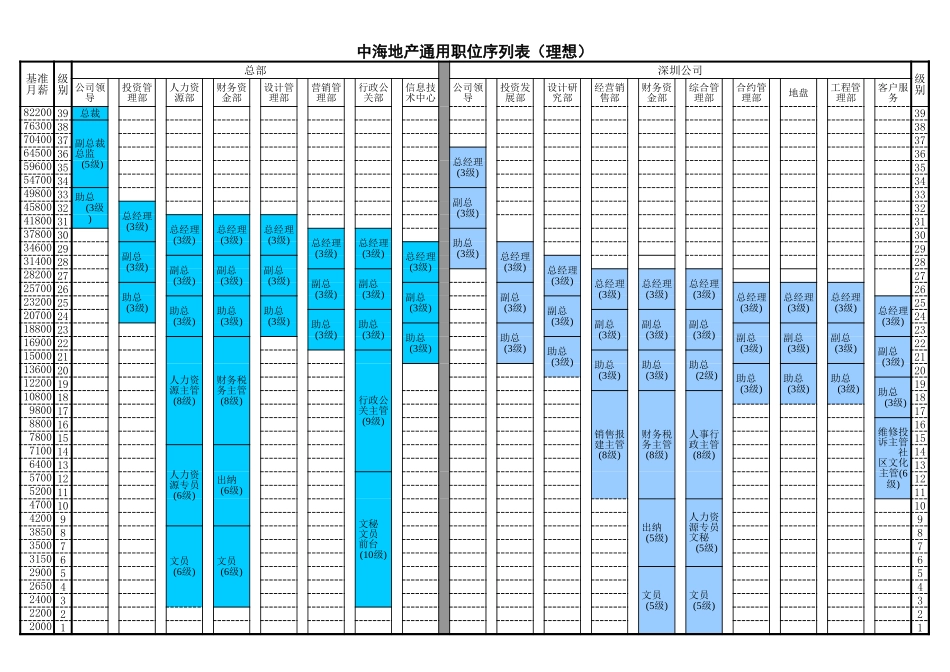 10中海地产－职位序列表.xls_第2页