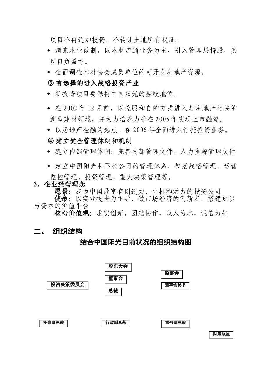 中国阳光发展战略和组织设计方案.doc_第2页