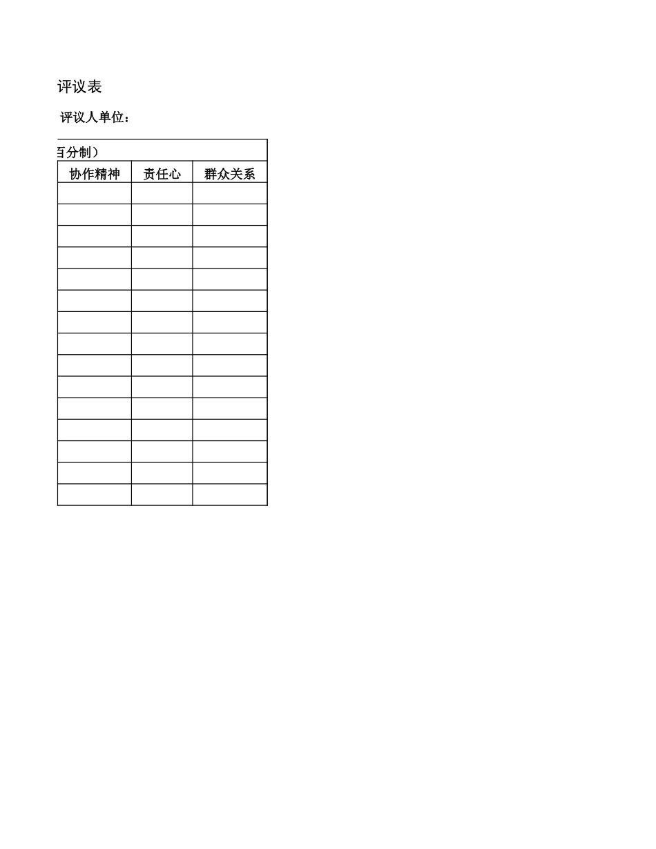 群众评议表20020703.xls_第2页