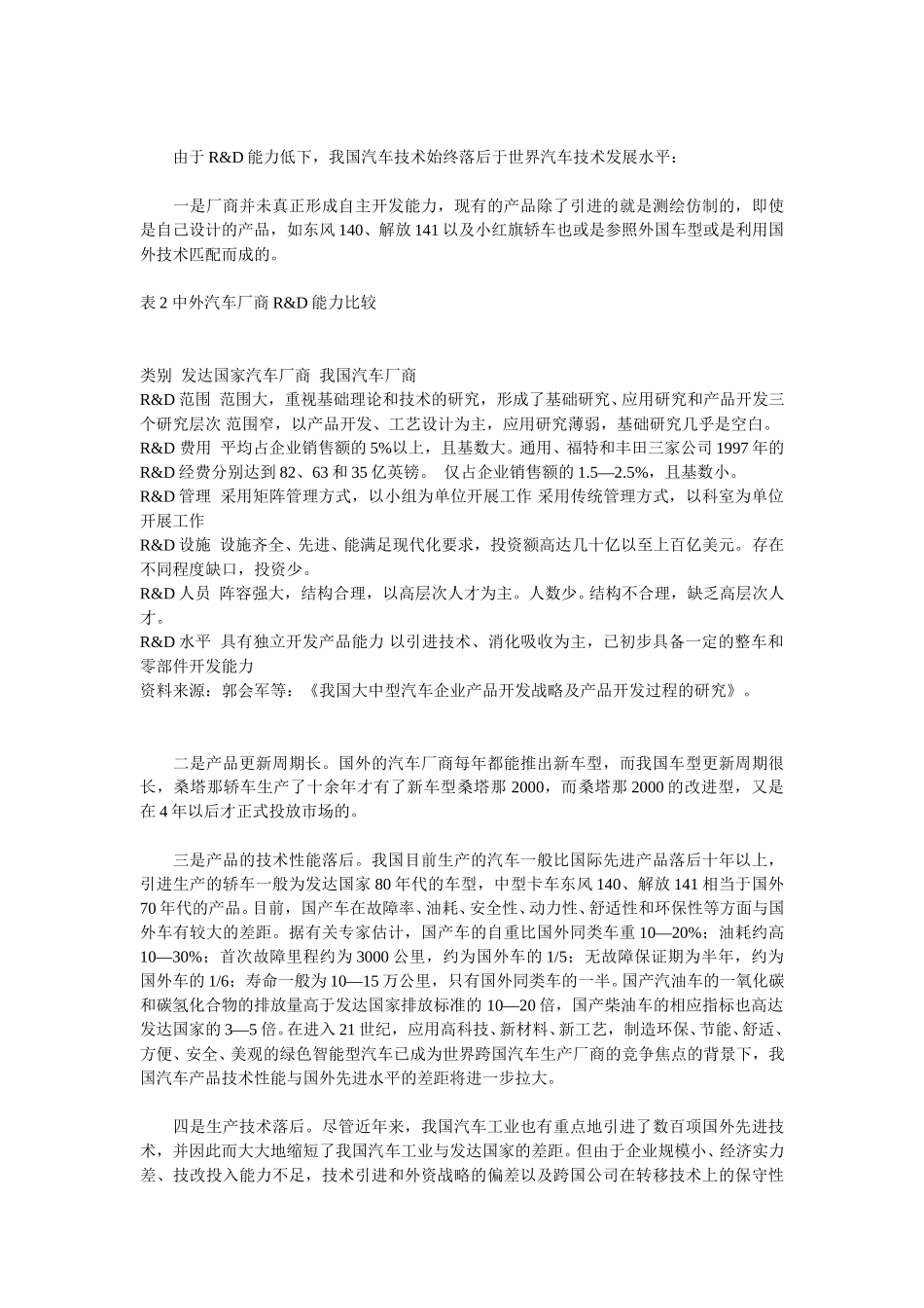 加入WTO对我国汽车工业的影响及对策研究.doc_第3页