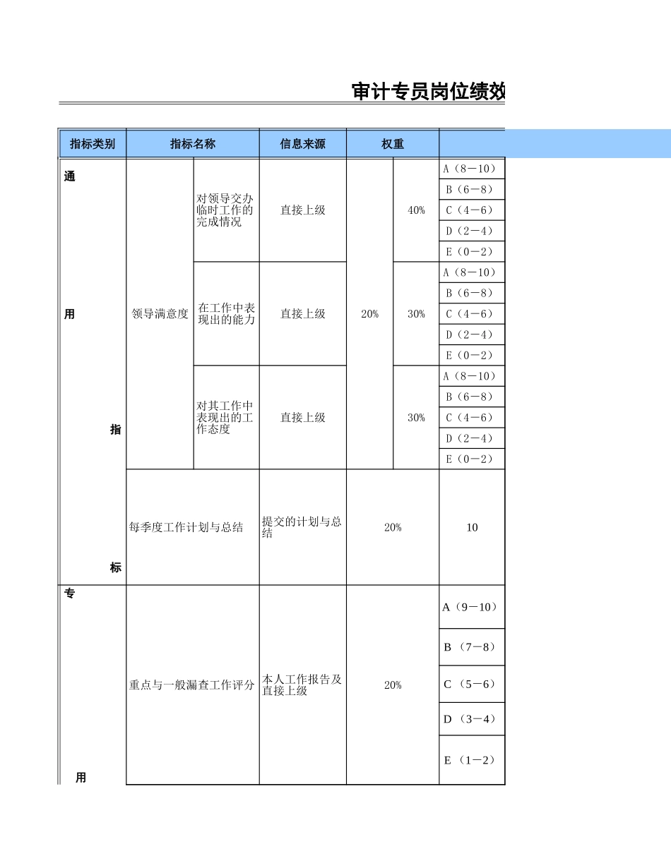 审计专员.xls_第1页