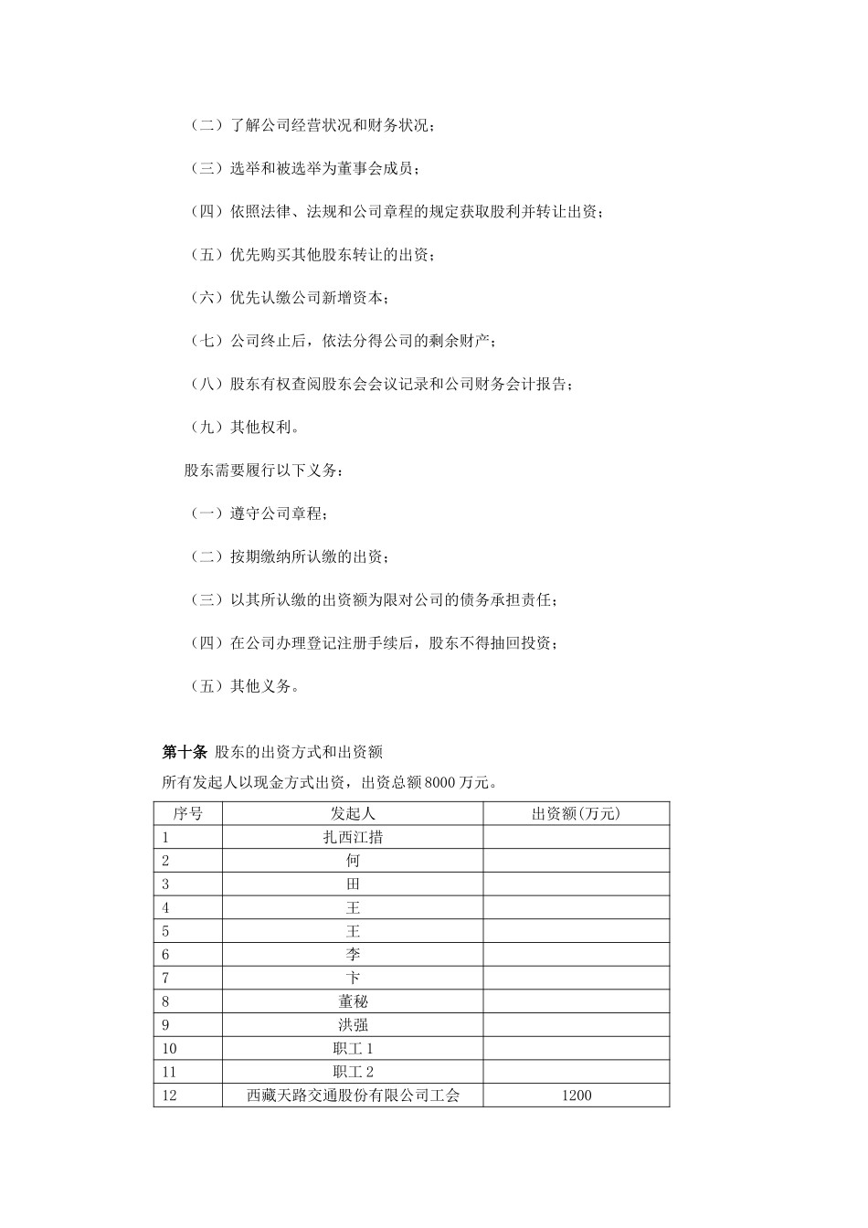 西藏天路投资有限公司章程.doc_第2页