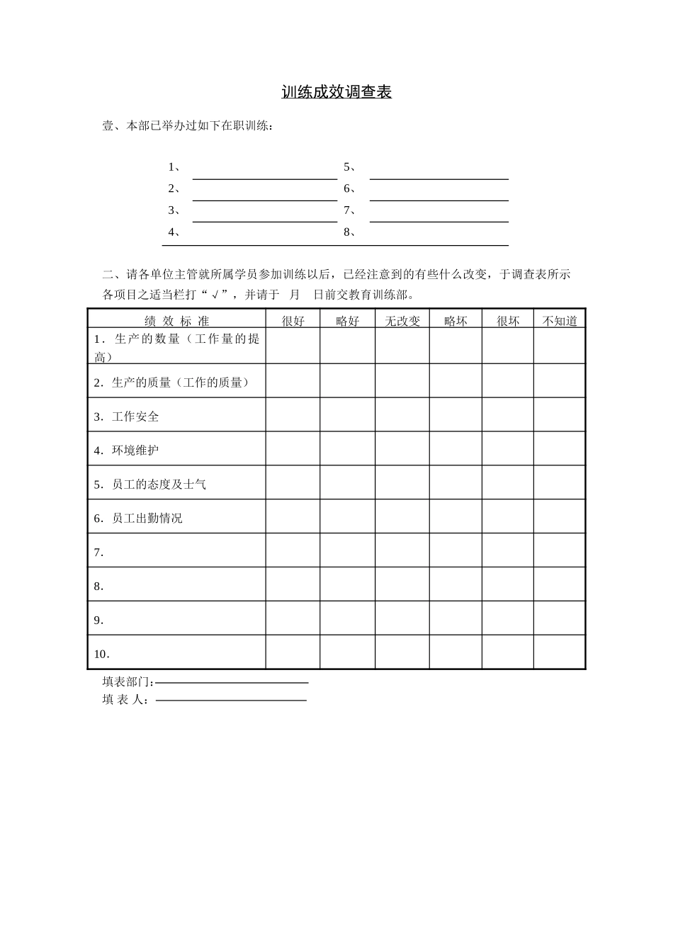 训练成效调查表.doc_第1页