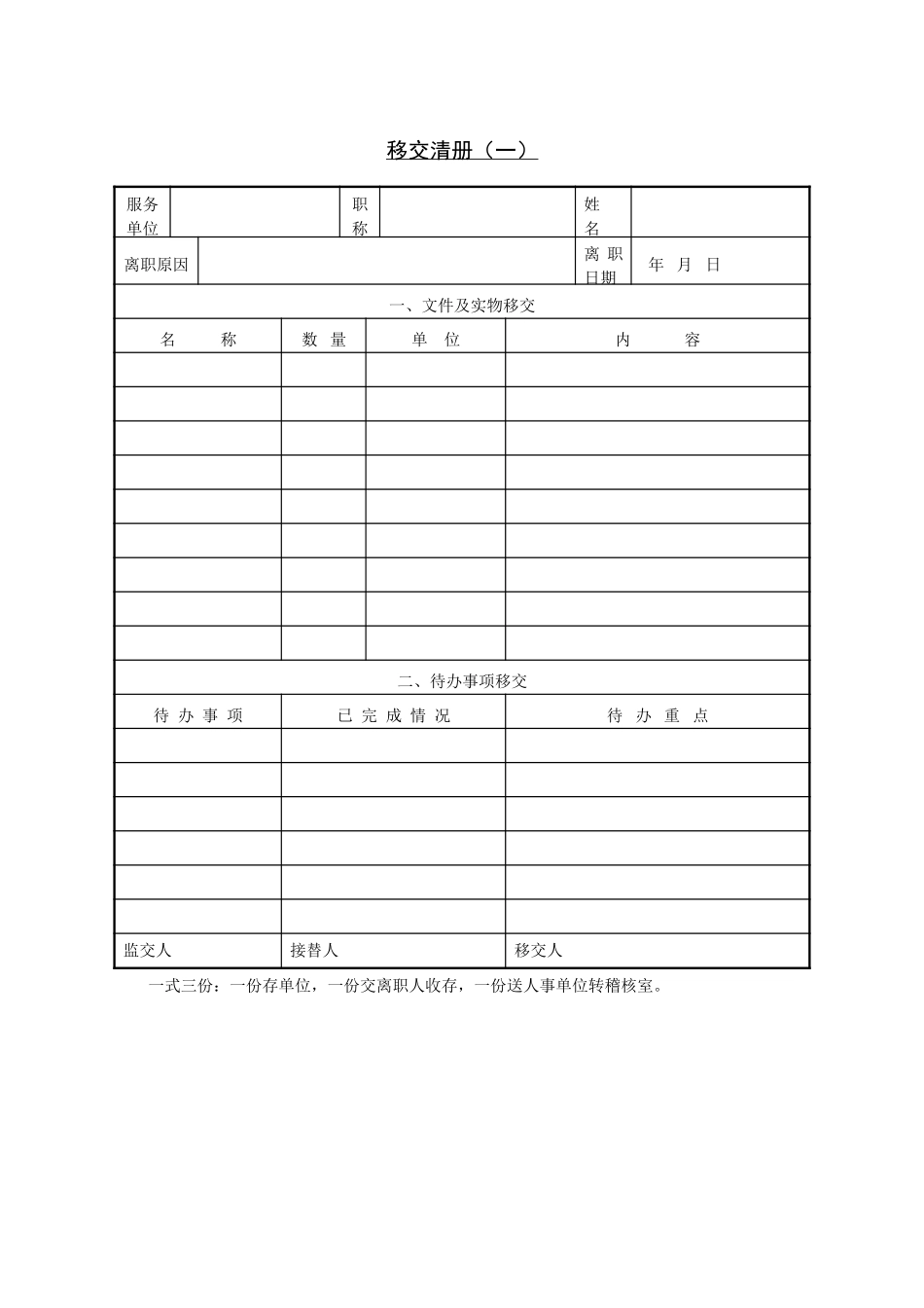移交清册一.doc_第1页