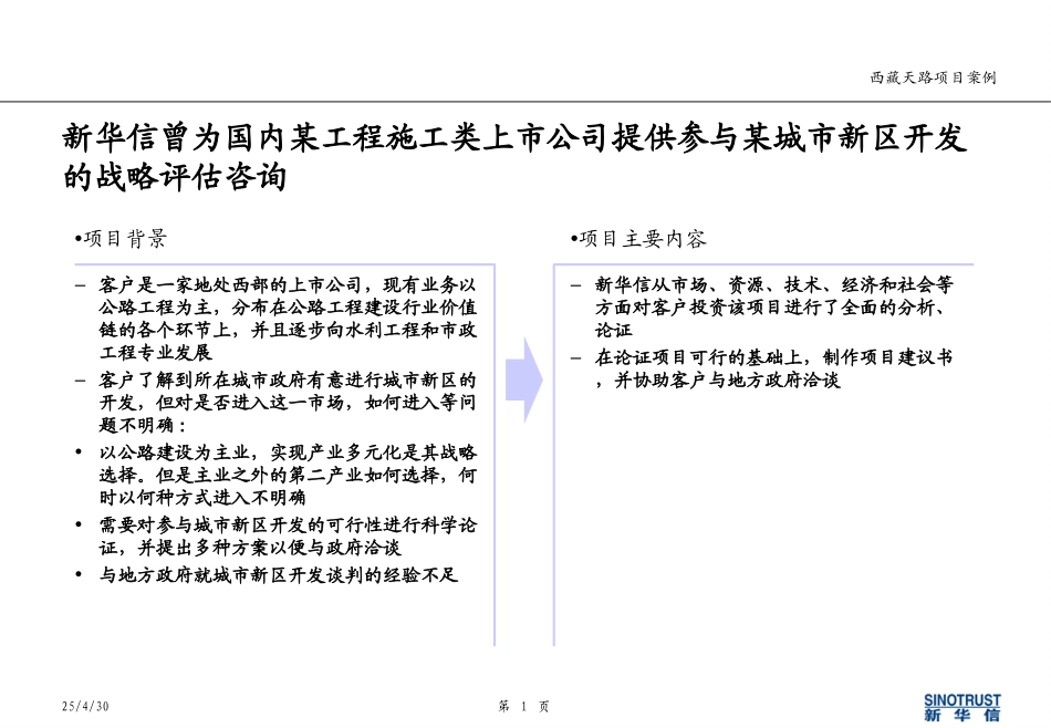 西藏天路二期开发区战略实施项目案例.ppt_第1页