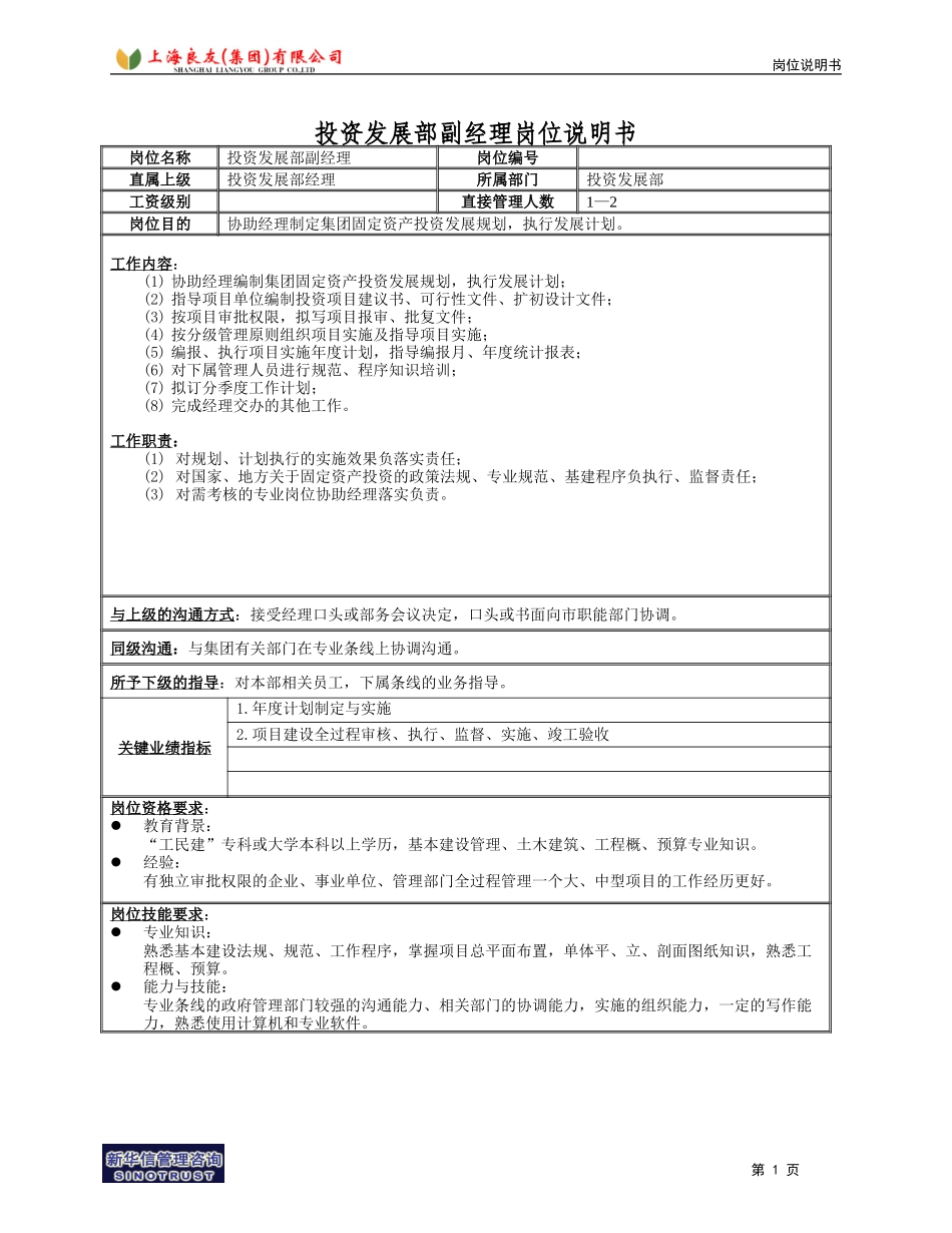 岗位_投资部_庄恒光.doc_第1页