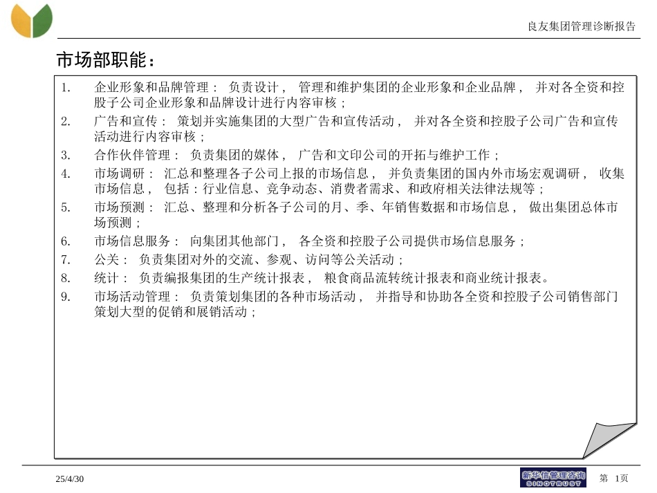 部门职责-市场部.ppt_第1页