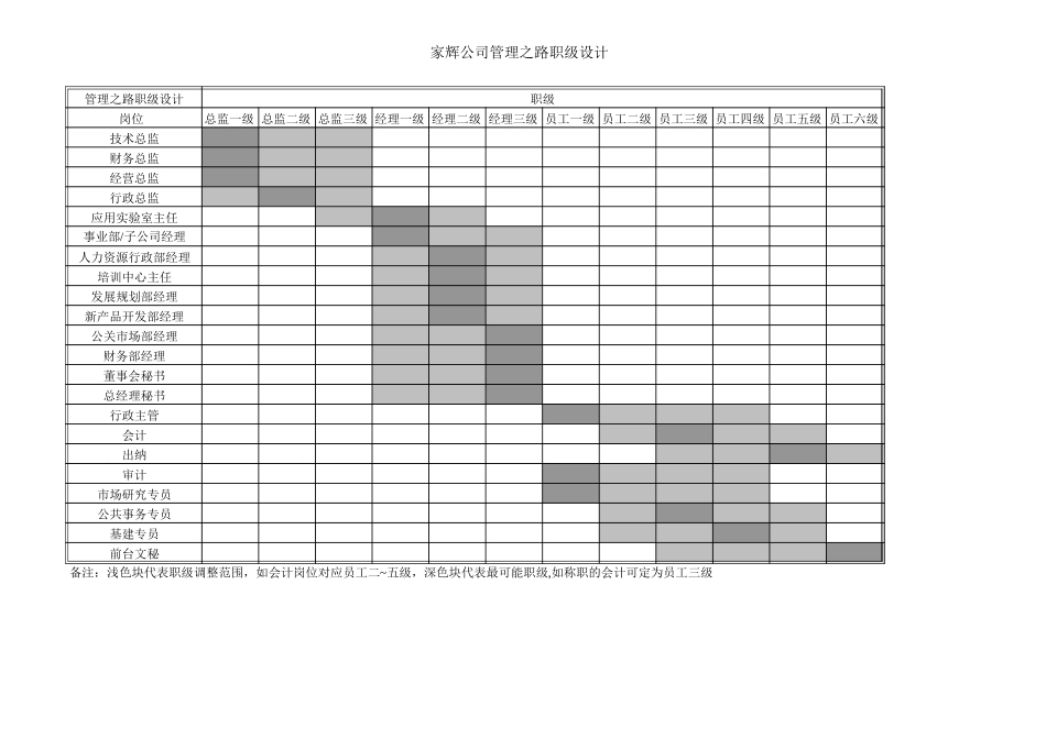 职级设计表.xls_第1页