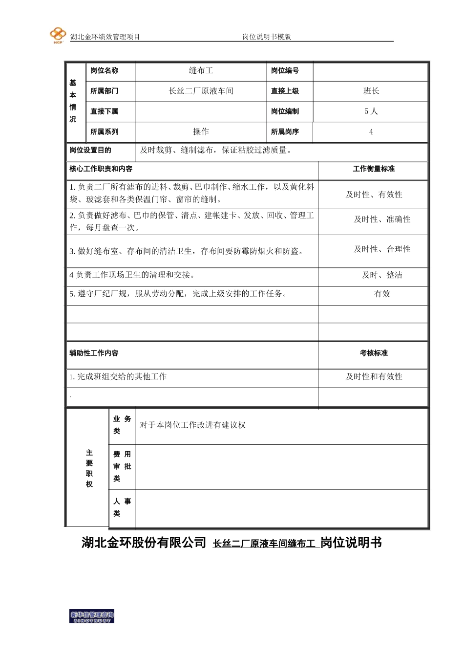 缝布工岗位说明书.doc_第1页