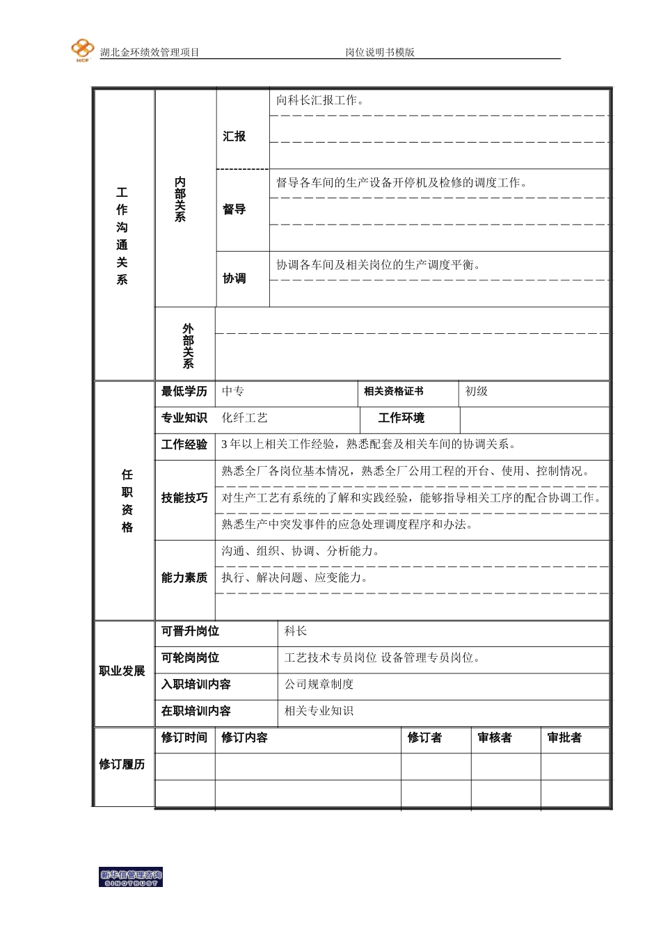 二厂分厂调度岗位说明书.doc_第2页