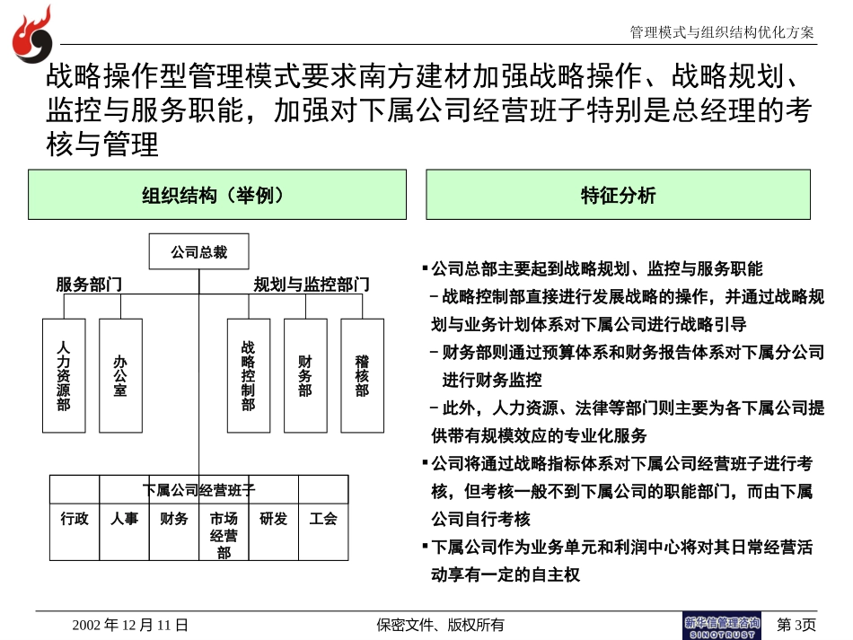 南方建材管理模式与组织结构方案021211.ppt_第3页