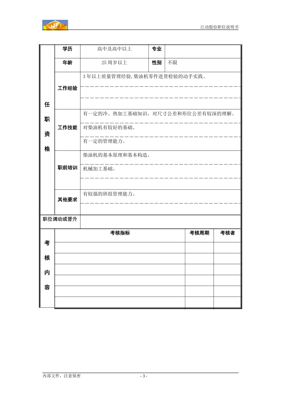 配协检验专员职位说明书.doc_第3页