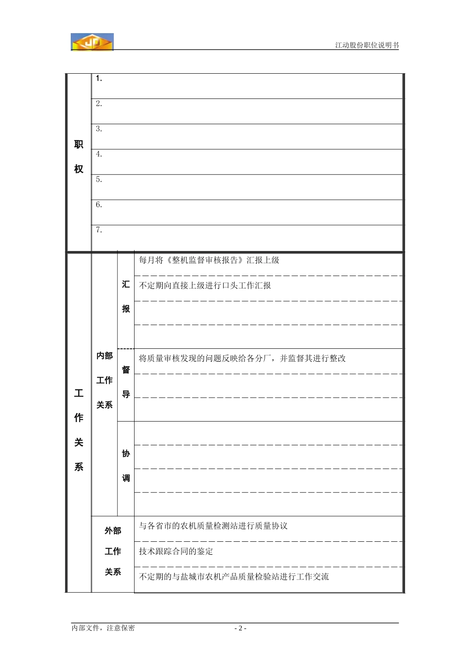 整机质量试验员职位说明书.doc_第2页