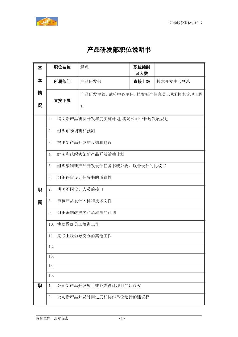 产品研发部经理.doc_第1页