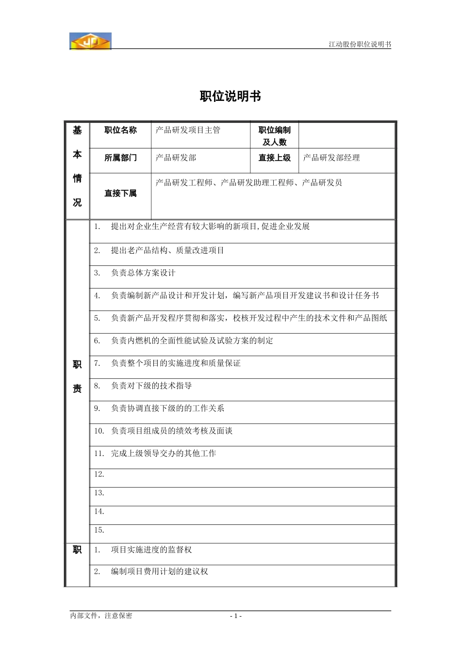 产品研发项目主管.doc_第1页