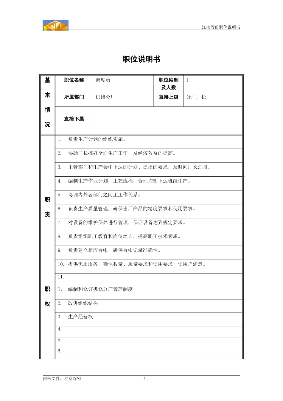 调度员职位分析.doc_第1页