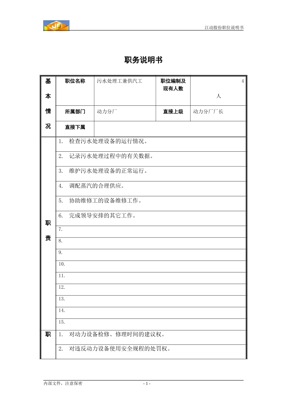 污水处理工兼供汽工.doc_第1页