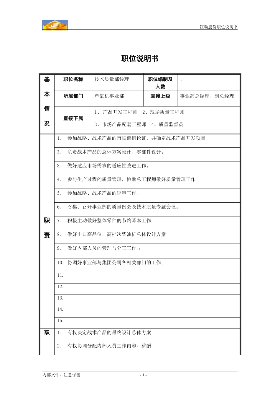 职位说明书you.doc_第1页