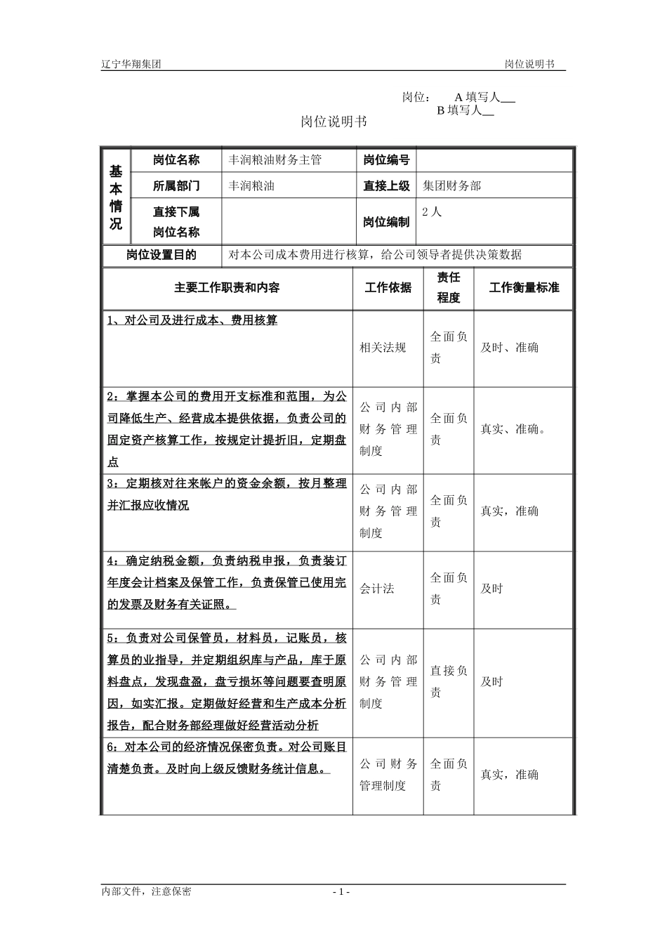 丰润粮油财务主管.doc_第1页