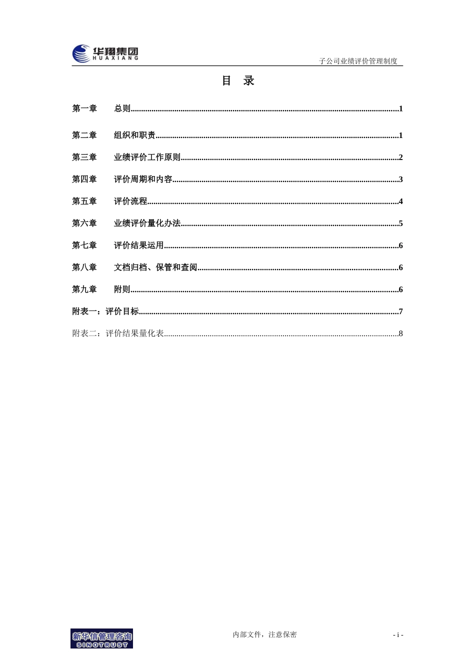华翔集团子公司业绩评价管理制度.doc_第3页