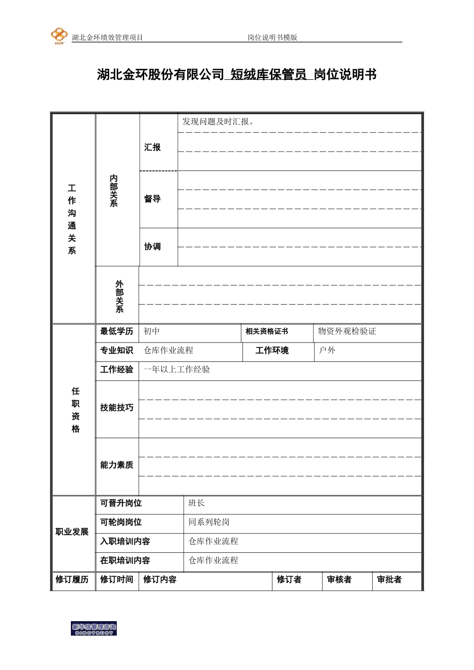 短绒库保管员岗位说明书.doc_第2页