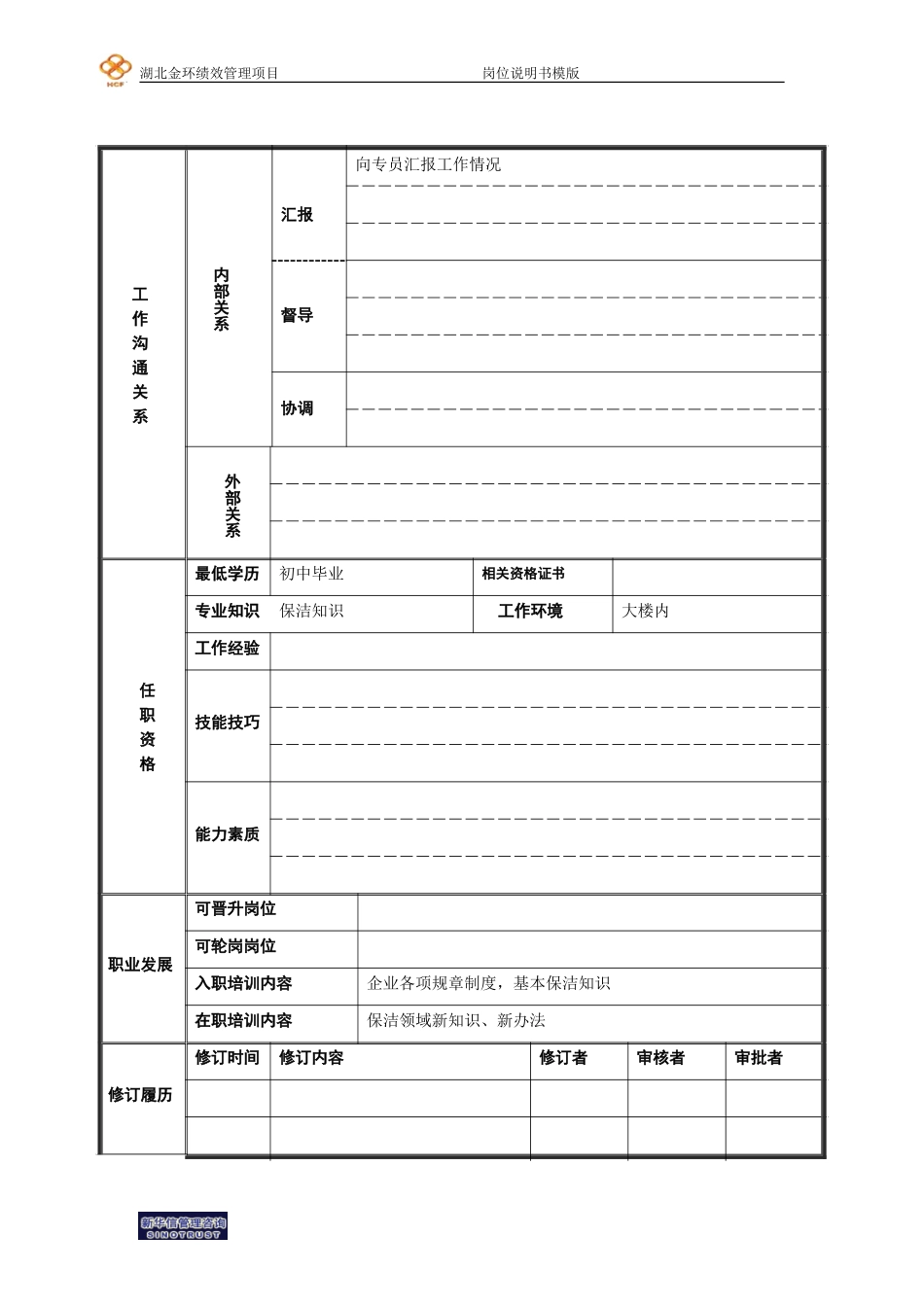 清洁工岗位说明书.doc_第2页