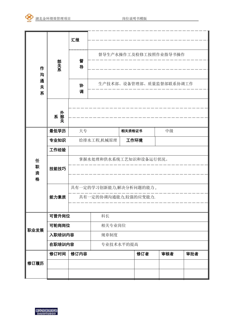 水处理和环保技术员.doc_第2页