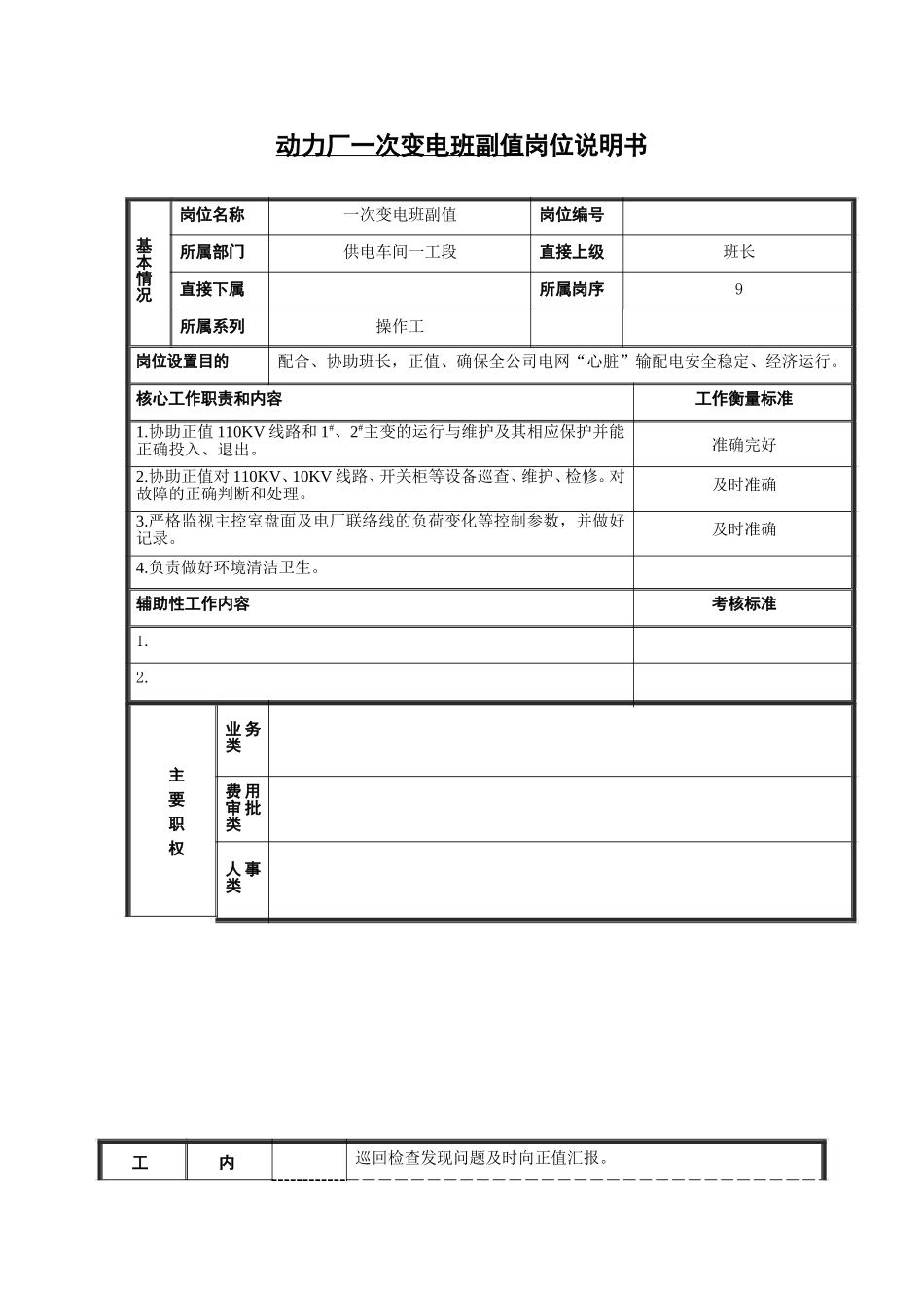 一次变电班副值岗.doc_第1页
