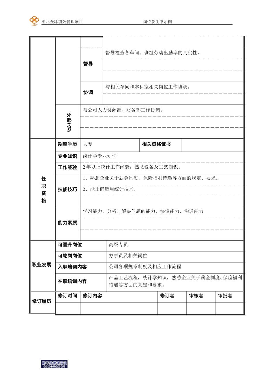 基础管理和一般人员模版.doc统计员.doc_第2页