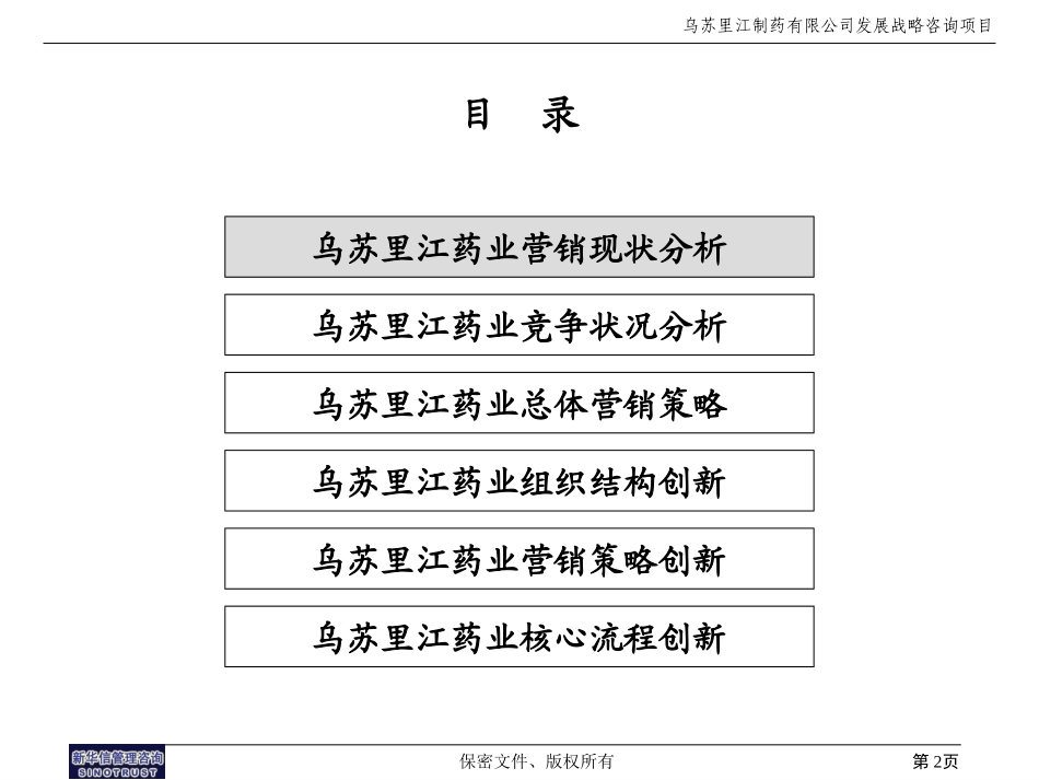 乌苏里江药业营销报告11-25.ppt_第2页