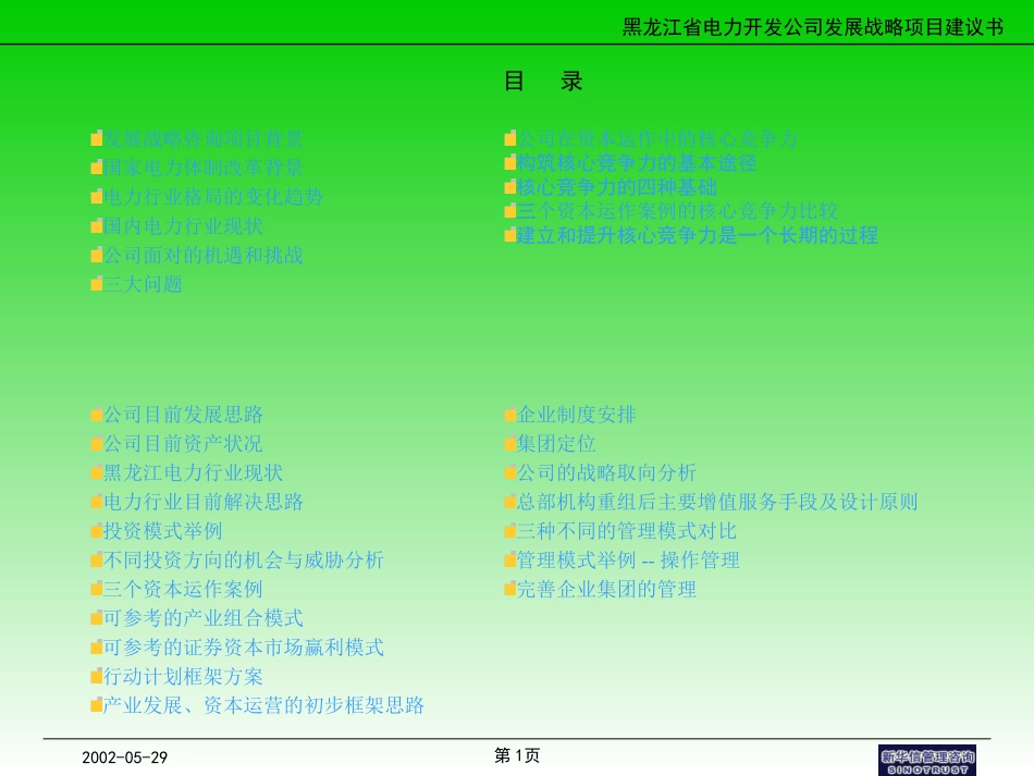 新华信—黑龙江省电力开发公司发展战略咨询项目.ppt_第1页