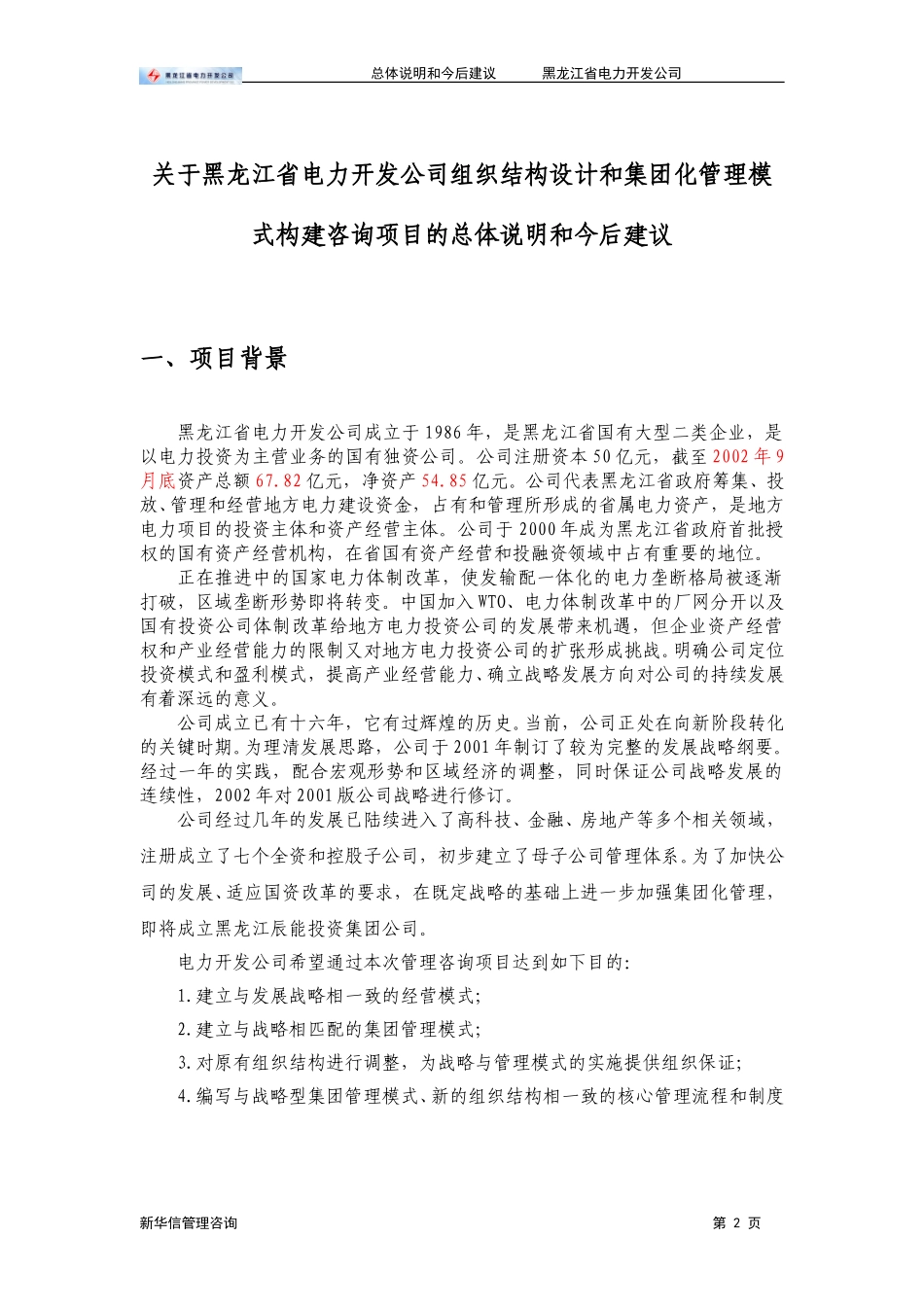 电力开发公司咨询项目--总体说明和今后建议.doc_第3页