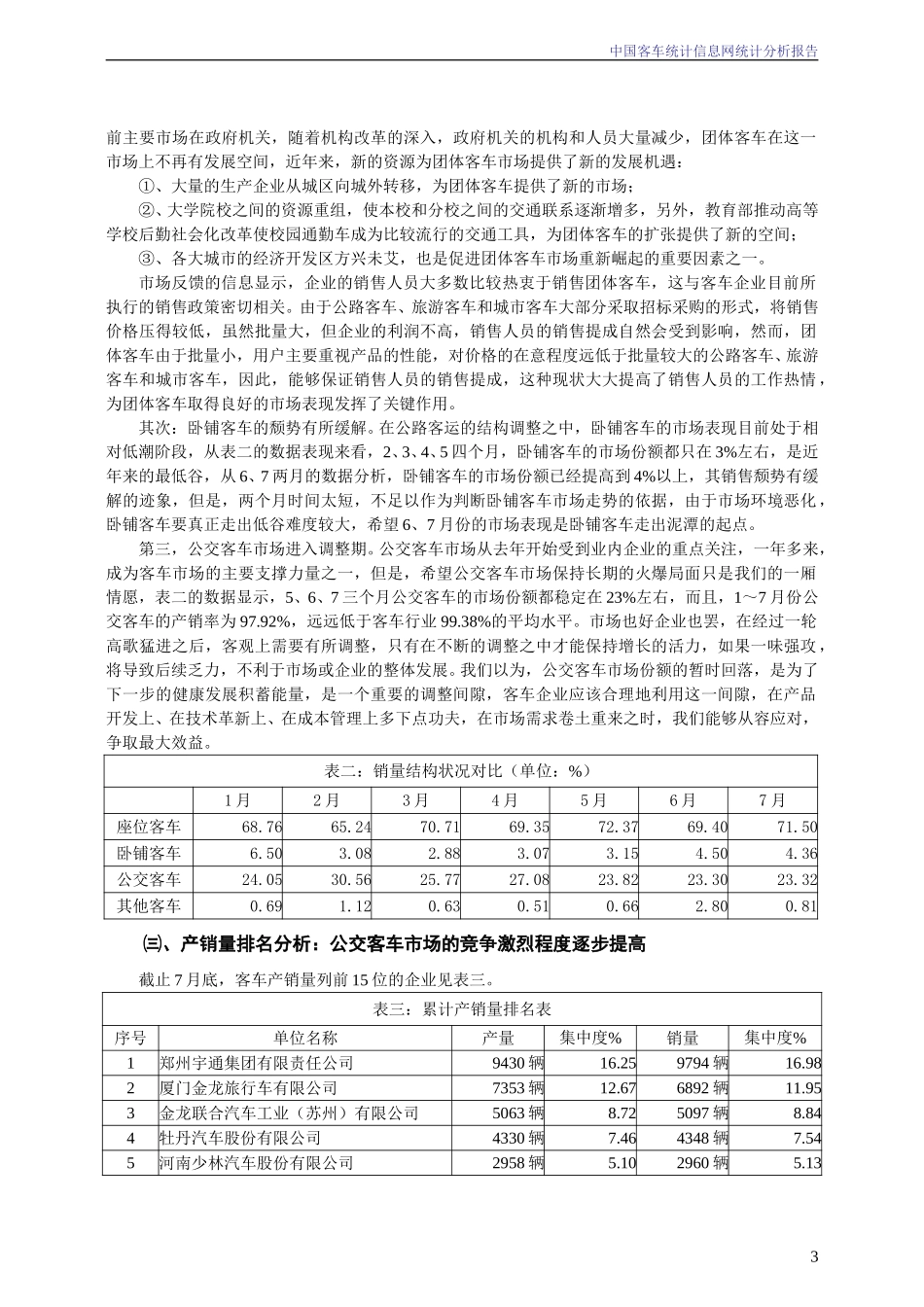 2004年7月份中国客车统计信息网统计分析报告.doc_第3页
