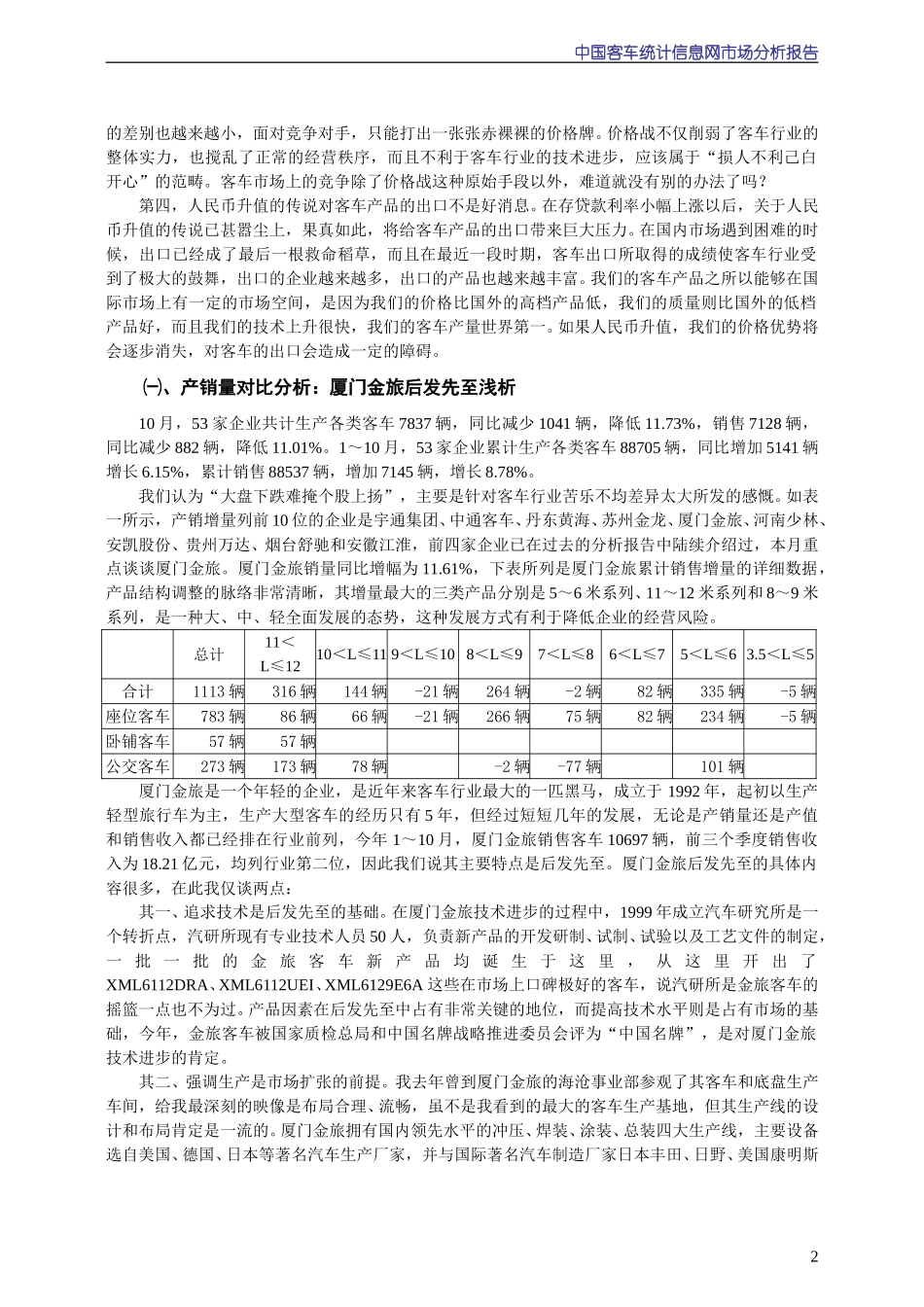2004年10月份中国客车统计信息网市场分析报告.doc_第2页