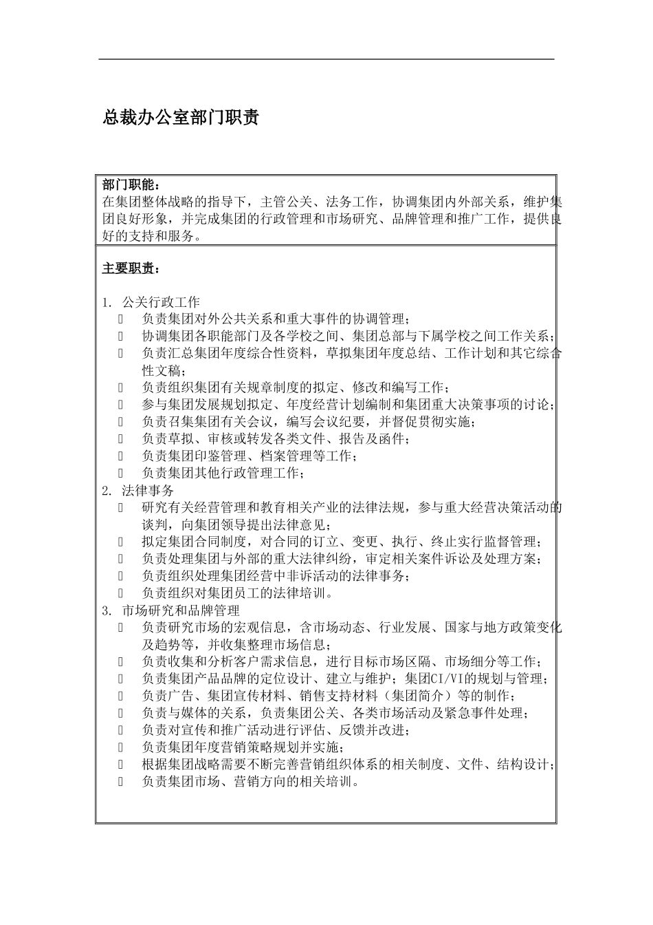 美佛儿教育集团部门职责.doc_第3页