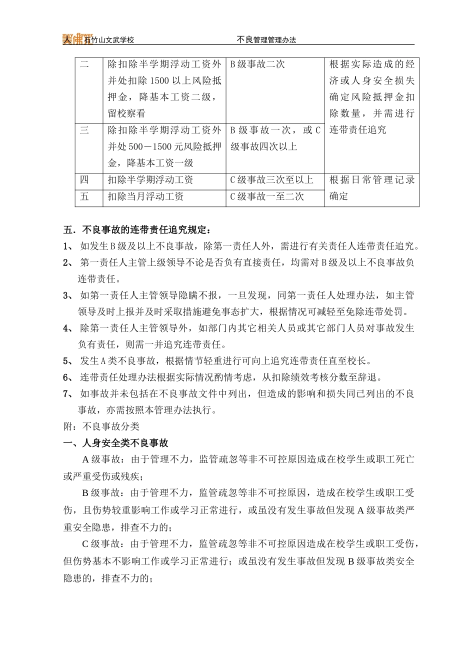 石竹山不良事故管理办法.doc_第3页