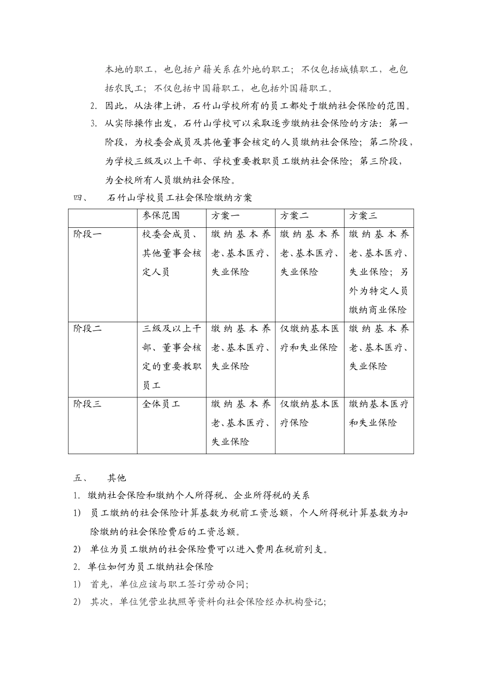 石竹山学校员工保险缴纳方案.doc_第3页