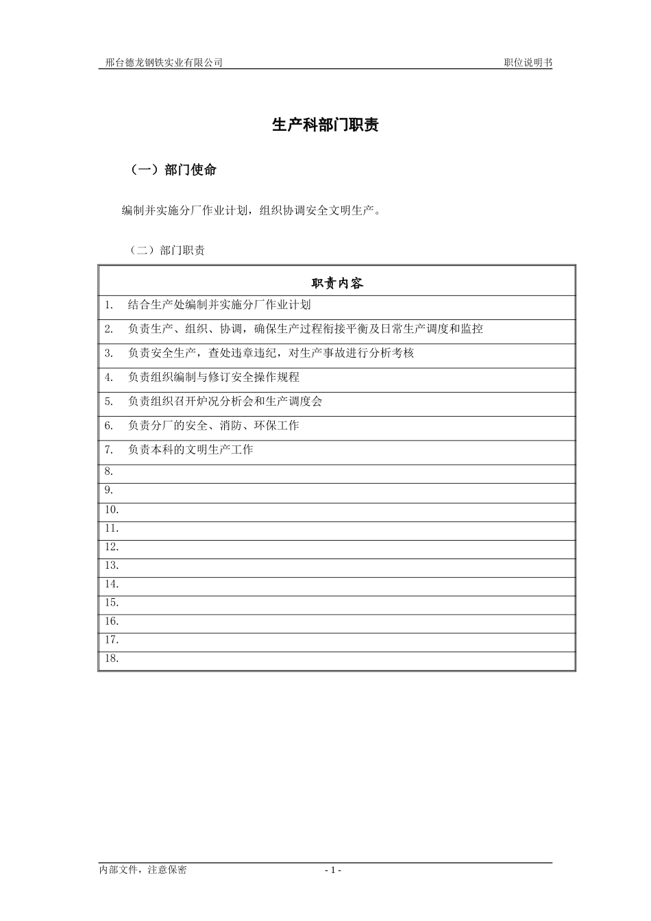 生产科职责.doc_第1页