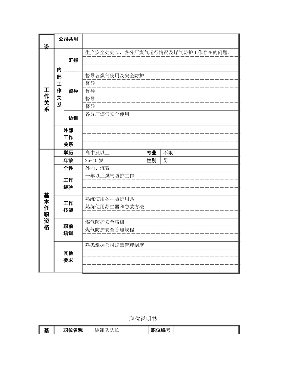 管理岗位职位说明书.doc_第2页