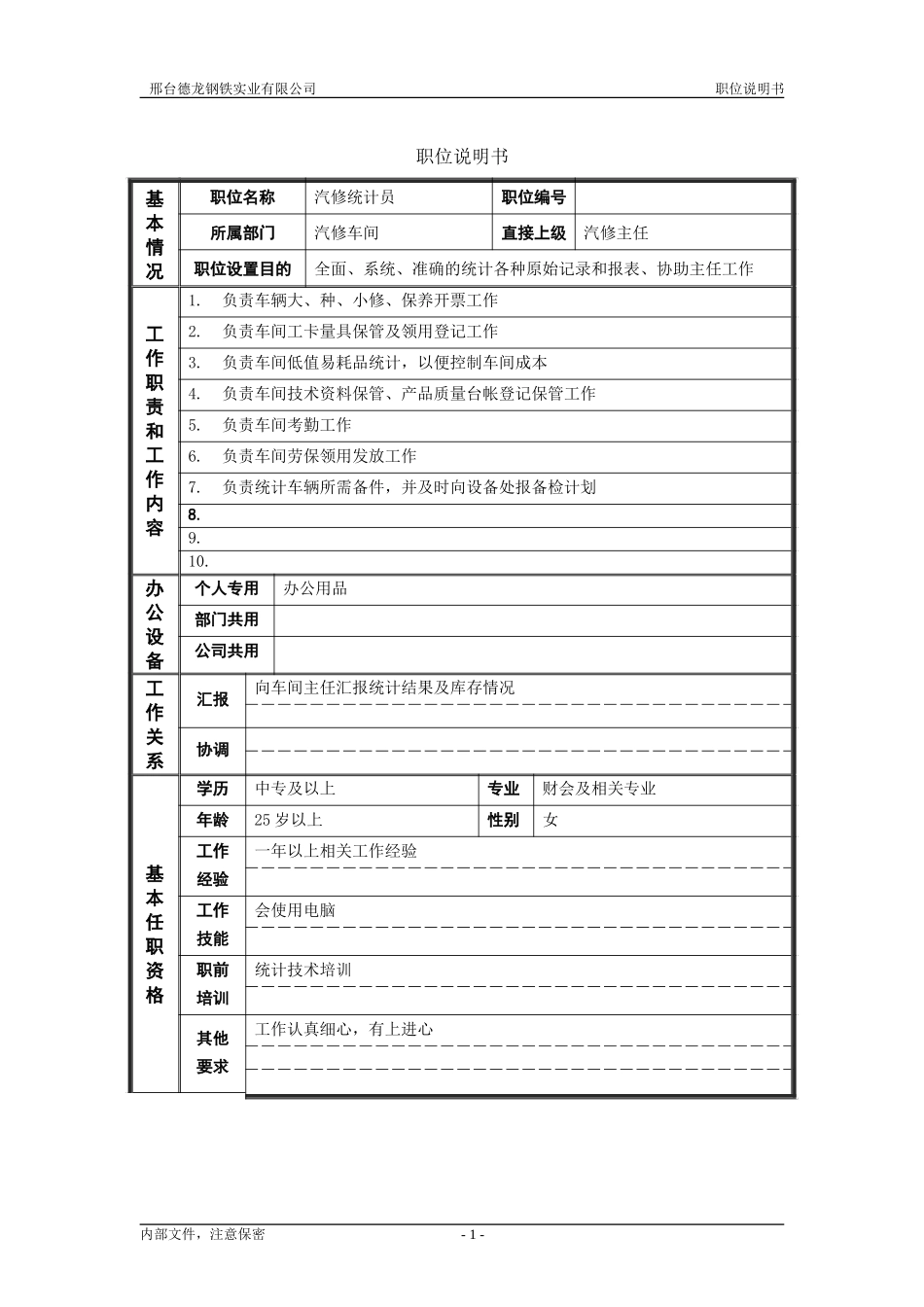 汽修统计.doc_第1页