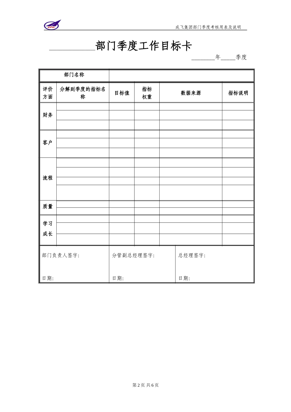 002_成飞集团部门季度考核表及说明.doc_第3页