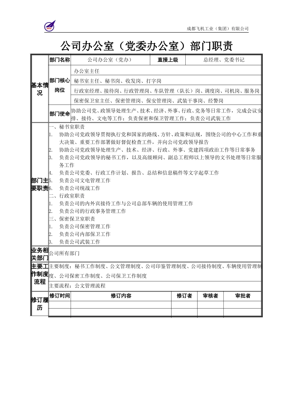 005_成飞集团总部职能部门职责说明书.doc_第3页