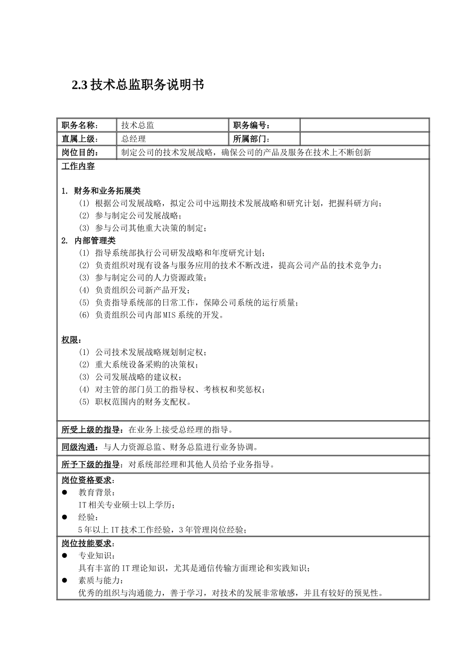 技术总监.doc_第1页