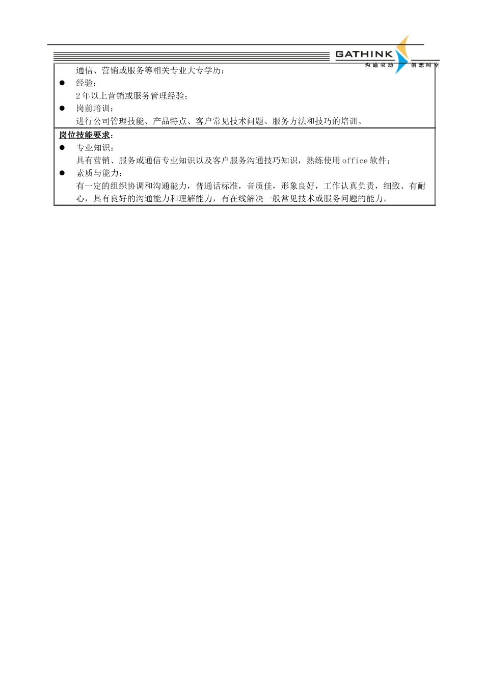 客户服务部受理组主管.doc_第2页